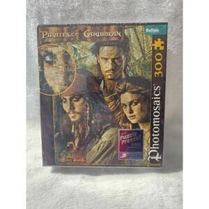 New Buffalo Games Pirates Of The Caribbean Photomosaics Puzzle 300 Pieces SEALED
